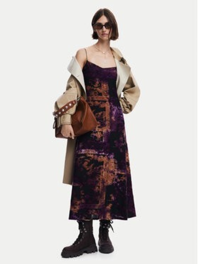 Desigual Sukienka codzienna Rosy 24WWVK15 Kolorowy Slim Fit