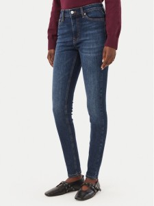 Tommy Jeans Jeansy Nora DW0DW23192 Granatowy Skinny Fit