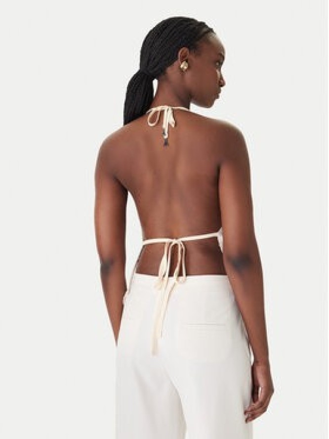 Patrizia Pepe Top 8F0113/J406-W409 Beżowy Regular Fit