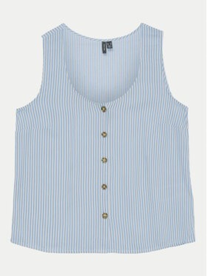 Vero Moda Top Bumpy 10325830 Błękitny Standard Fit