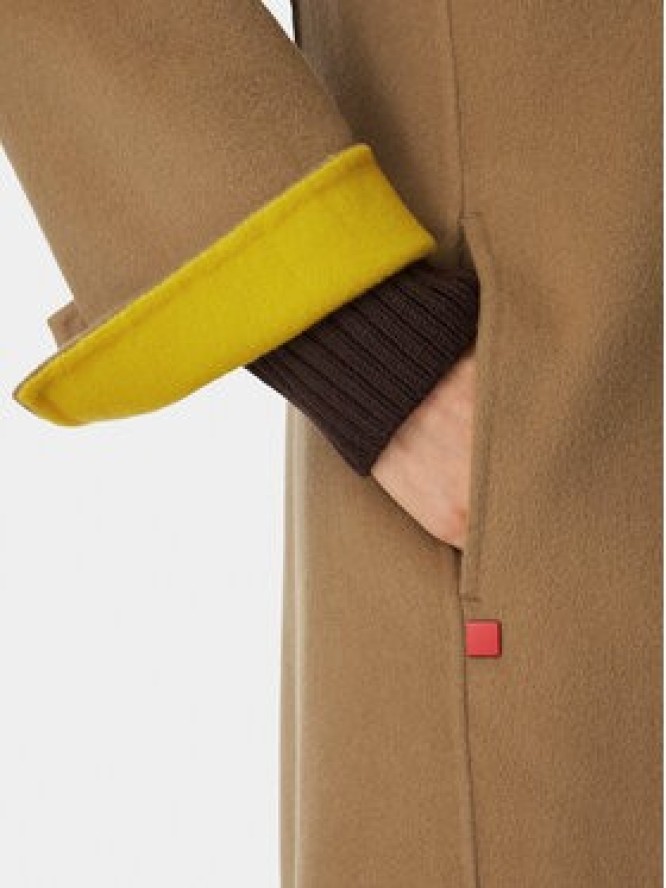 MAX&Co. Płaszcz wełniany Olongrund 2626016033200 Brązowy jasny Regular Fit