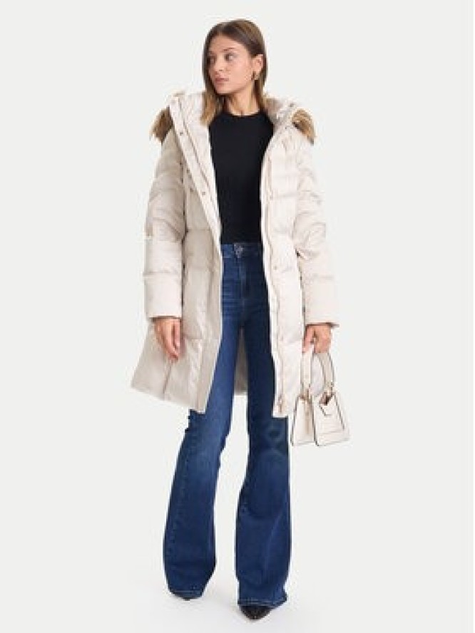 Guess Kurtka puchowa W5BL30 W2802 Écru Regular Fit