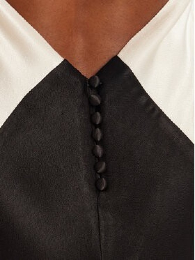 Bardot Sukienka koktajlowa Yve Contrast Halter 59315DB3 Czarny Regular Fit