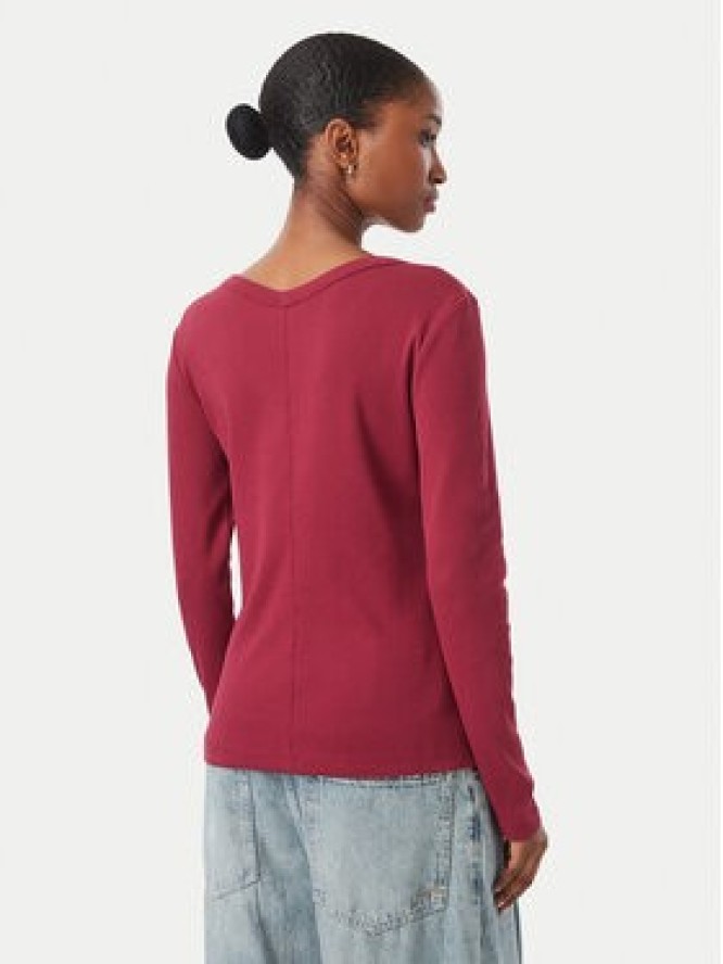 Calvin Klein Jeans Bluzka LV047G207G Bordowy Regular Fit