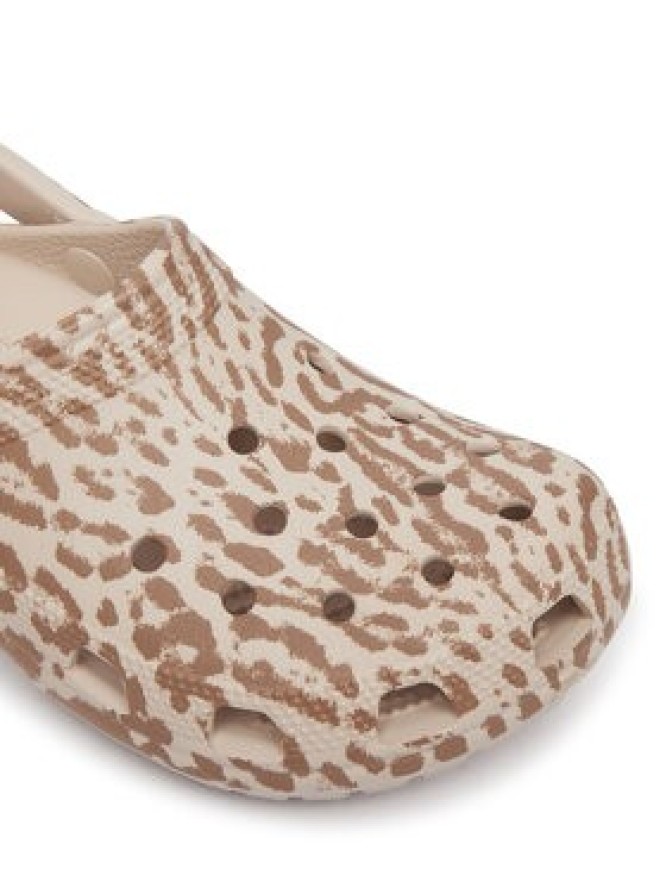 Crocs Klapki Classic Pop Animal Clogs 214153 Beżowy