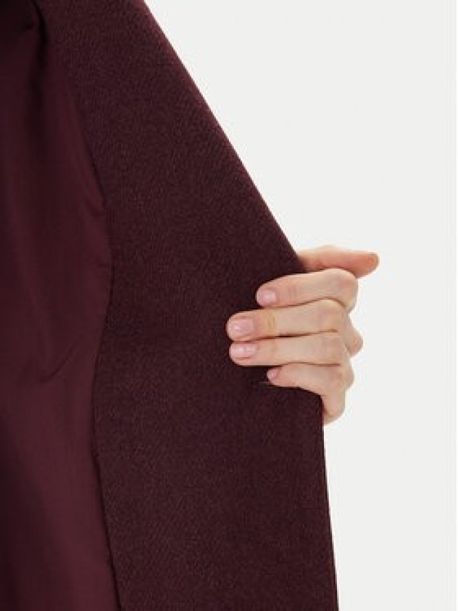 Maryley Płaszcz przejściowy MARYLEY-25IB807/01BU Bordowy Regular Fit