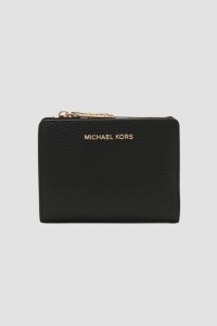 MICHAEL KORS Czarny portfel skórzany