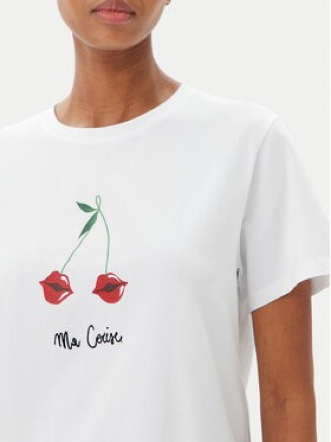 Marella T-Shirt Cappero 2515971052 Biały Regular Fit