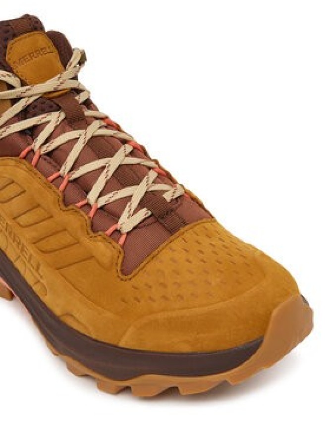 Merrell Sneakersy Moab Speed 2 Leather Mid J00005332 Brązowy