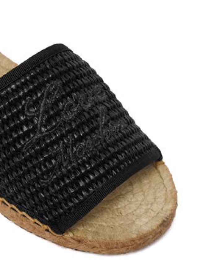 LOVE MOSCHINO Espadryle JA16222G0OJR100A Czarny