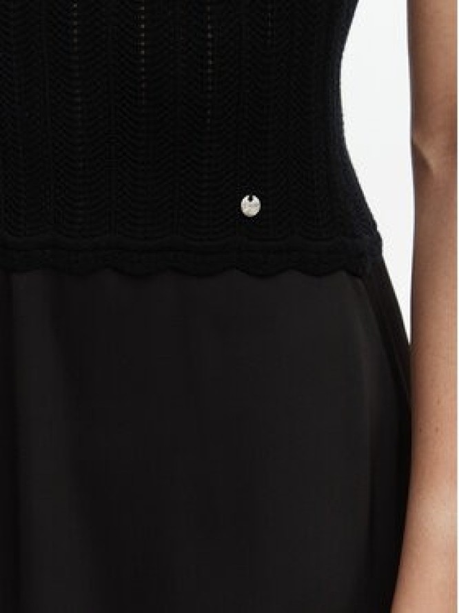 BOSS Sukienka koktajlowa C_Ficella 50559806 Czarny A-Line Fit