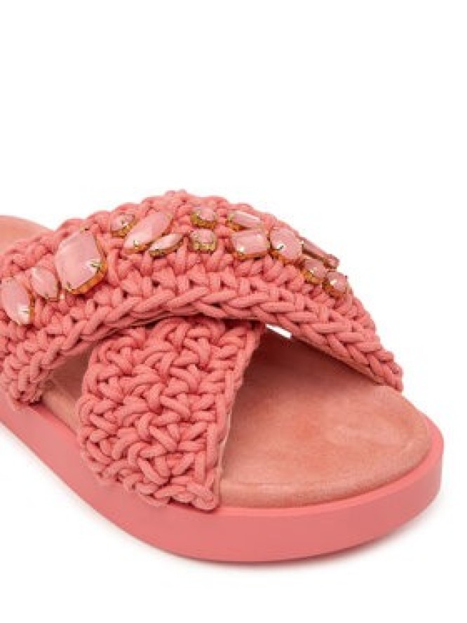 Inuikii Klapki Woven Stones 1004.003.0073 Różowy ciemny