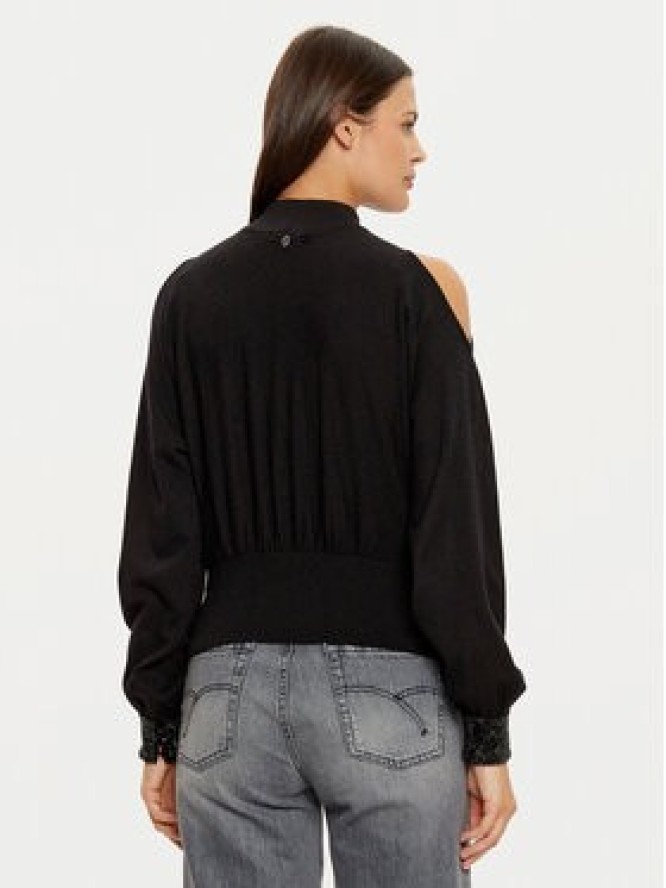 Guess Sweter W5RR02 Z2ZK2 Czarny Regular Fit