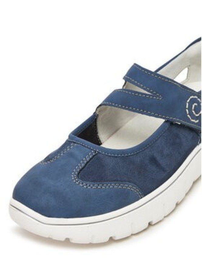 Rieker Półbuty N1350-14 Granatowy