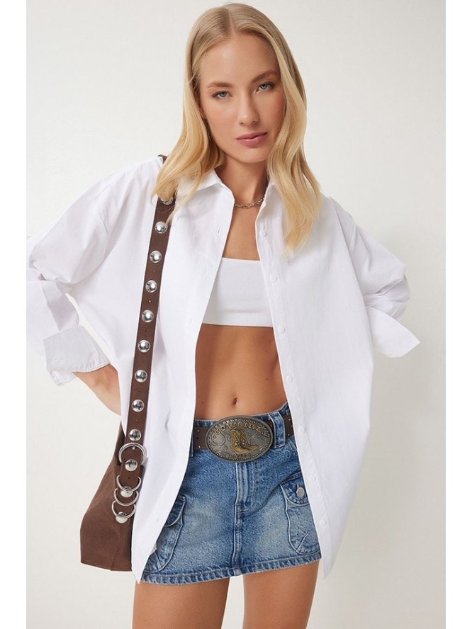 Happiness Istanbul Bluzka w kolorze białym rozmiar: 36