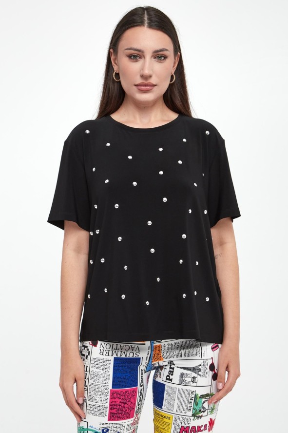 Bluzka damska z dżetami JOSEPH RIBKOFF