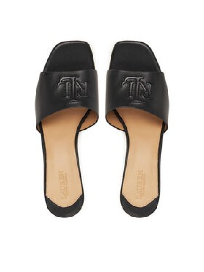 LAUREN RALPH LAUREN Klapki Everley Block-Heel 802974364001 Czarny