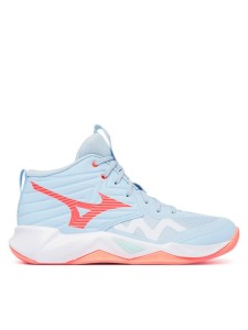 Mizuno Buty halowe Wave Momentum Pro Mid V1GC2545 Niebieski jasny
