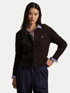 Polo Ralph Lauren Kardigan 211972104007 Brązowy Slim Fit