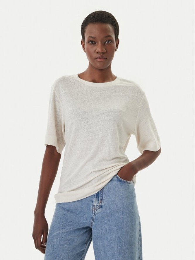 BOSS T-Shirt C_Emma 50556387 Beżowy Regular Fit