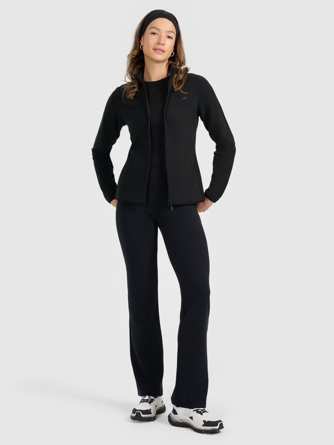 4F Polar ze stójką slim damski - czarny XL