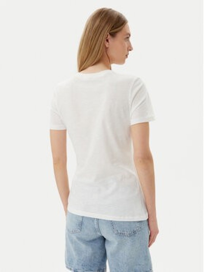 Tommy Hilfiger T-Shirt WW0WW44559 Écru Regular Fit