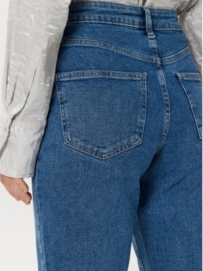 Pieces Jeansy 17153496 Niebieski Straight Fit