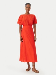 LOLA CASADEMUNT Sukienka codzienna MS2616020 Czerwony Regular Fit