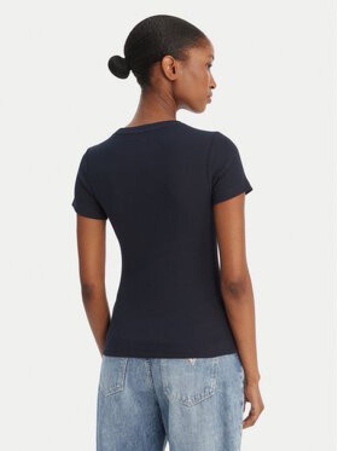 Guess Jeans T-Shirt W6GPZ3 KA0H1 Granatowy Slim Fit