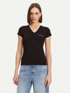 Armani Exchange T-Shirt 8NYT81 YJG3Z 52AK Czarny Regular Fit
