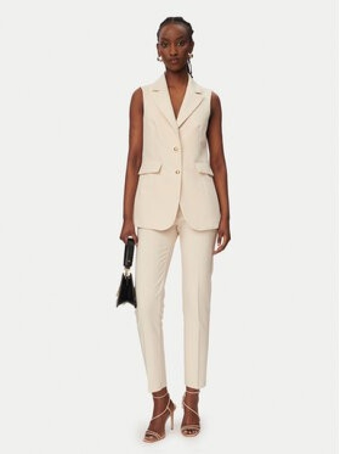 Rinascimento Spodnie materiałowe CFC0128638003 Beżowy Slim Fit