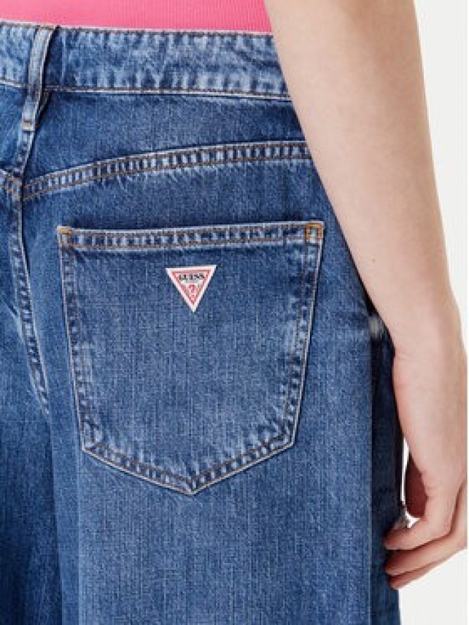 Guess Jeansy W5YG69 D5R01 Niebieski Tapered Fit