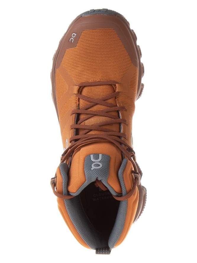 ON RUNNING Botki turystyczne "Cloudrock Waterproof 1" w kolorze pomarańczowym rozmiar: 36,5