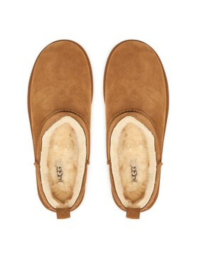 Ugg Śniegowce W Classic Micro 1173891 Brązowy