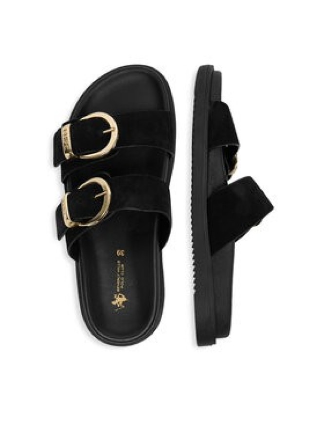 Beverly Hills Polo Club Klapki EO-WI16-SERDINIA-02 Czarny