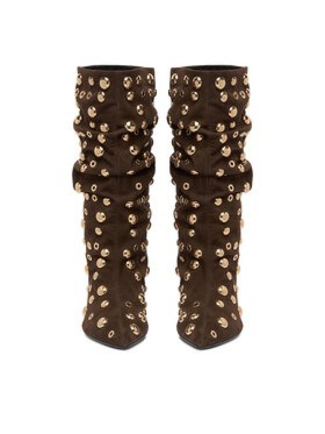 Eva Minge Botki EO-TESS-2117-05 Brązowy