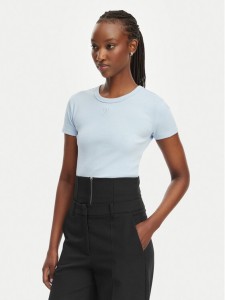 HUGO T-Shirt Delanor 50512000 Niebieski Slim Fit