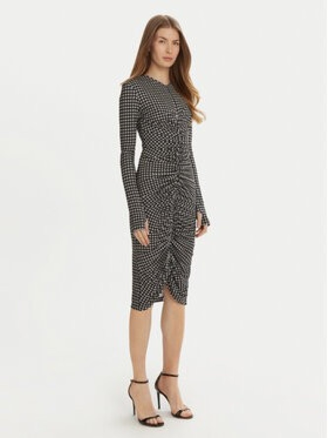 NORMA KAMALI Sukienka codzienna KK3243PLD25657 Szary Slim Fit