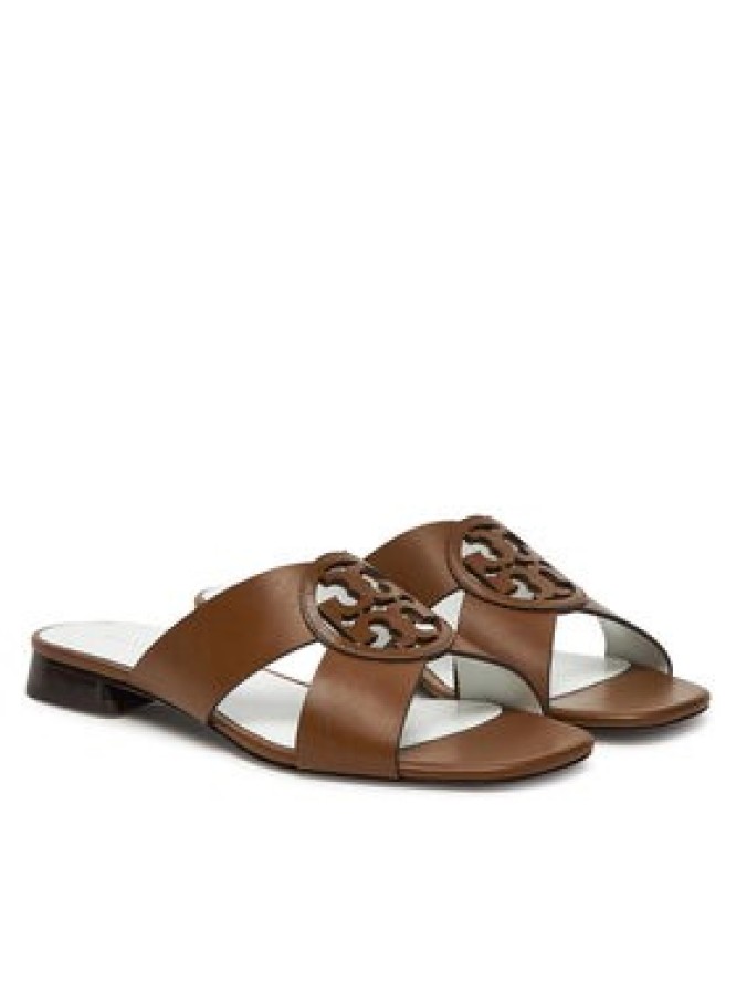 Tory Burch Klapki Miller 162574 Brązowy