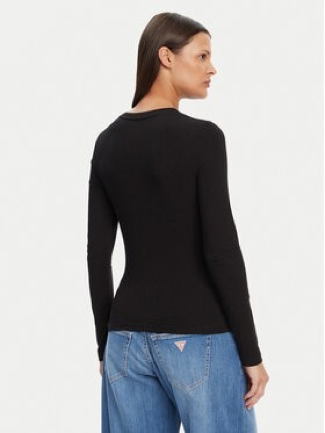 Guess Jeans Bluzka W4YI22 J1314 Czarny Regular Fit