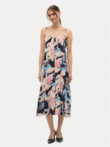 Vero Moda Sukienka letnia Josie 10303398 Czarny Regular Fit