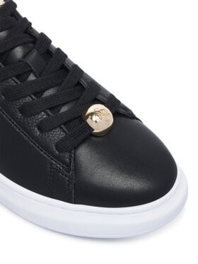 Guess Sneakersy FLTFRE LEA12 Czarny