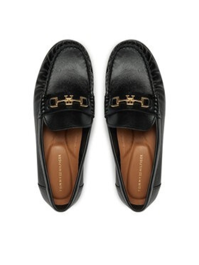 Tommy Hilfiger Mokasyny Soft Leather Horsebit Loafer FW0FW08414 Czarny