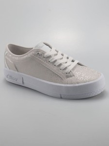 s.Oliver Sneakersy w kolorze szaro-srebrnym rozmiar: 40