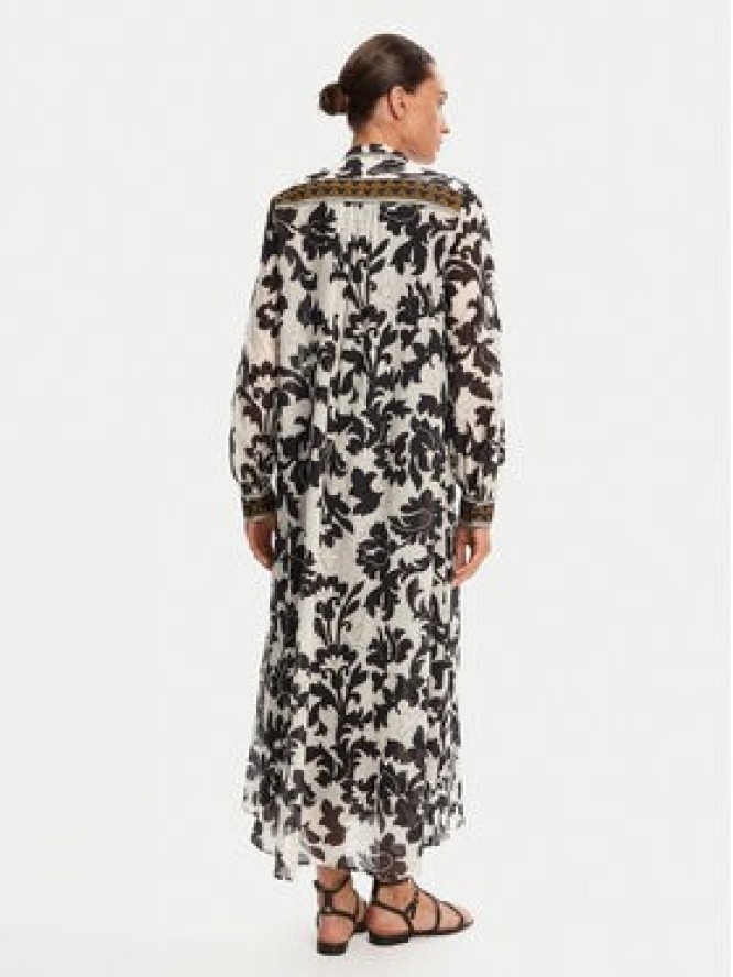 Devotion TWINS Sukienka letnia Armoni 025.306G Czarny Loose Fit