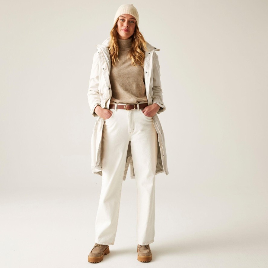 Płaszcz damski przejściowy ocieplany przeciwdeszczowy Yannta