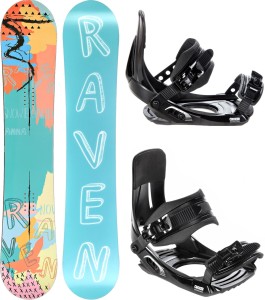 Zestaw Deska snowboardowa Raven Anna + wiązania Croxer MP180
