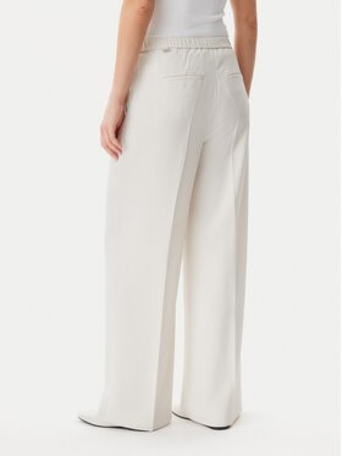 Calvin Klein Spodnie materiałowe Travel Twill K20K208214 Szary Wide Leg
