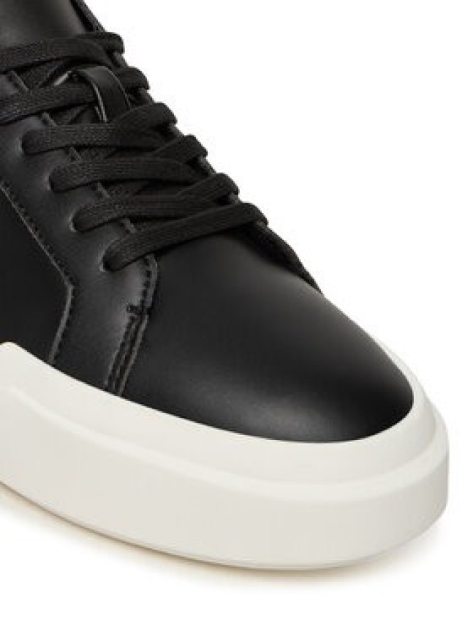 Calvin Klein Sneakersy Chunky Cupsole Laceup Lth Wn YW0YW01947 Czarny