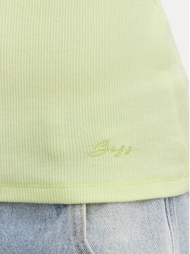 BOSS Top C_Eplie 50553479 Zielony Slim Fit